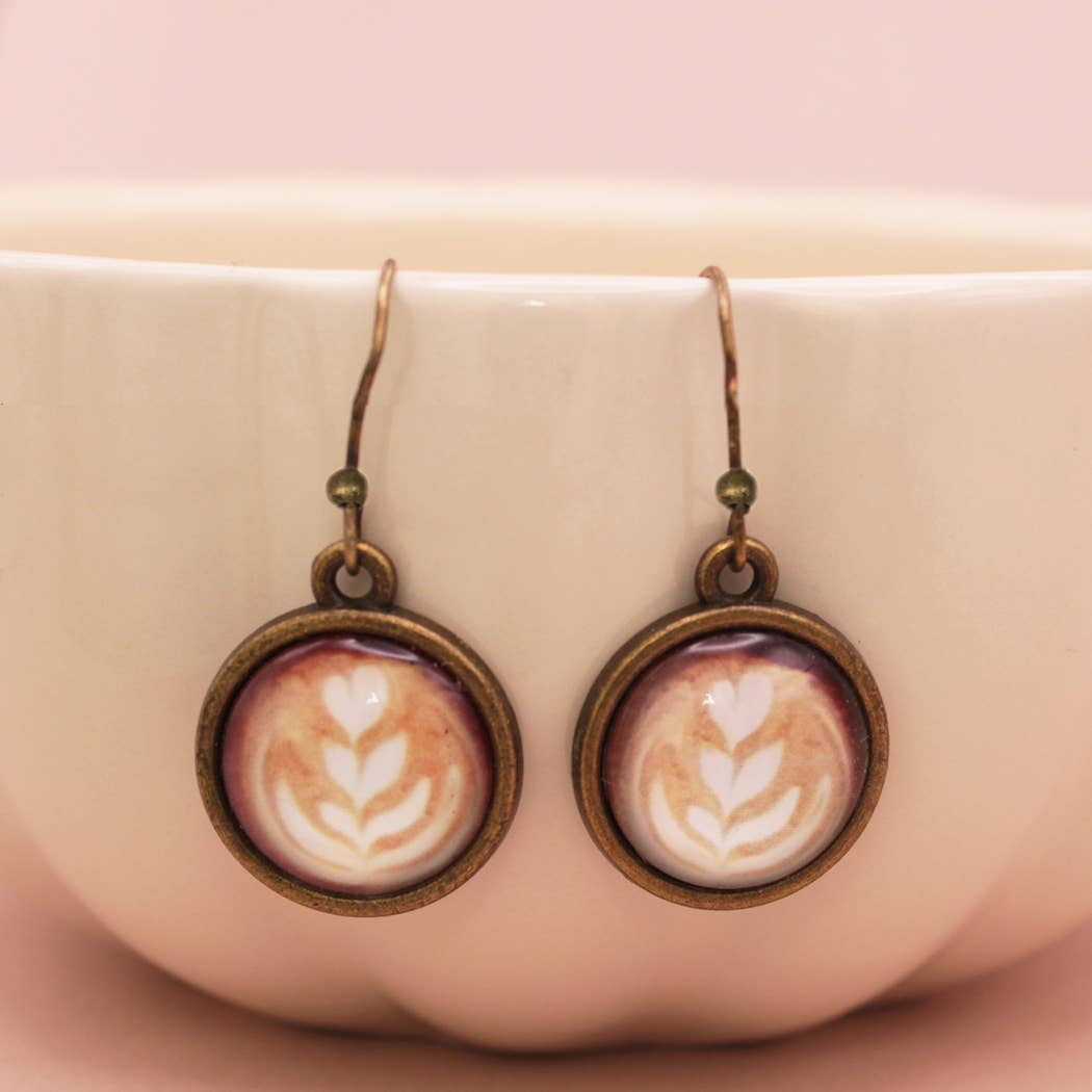 Coffee Time Latte Earrings