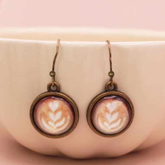 Coffee Time Latte Earrings