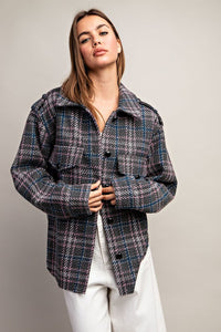 Got You Covered Plaid Shacket