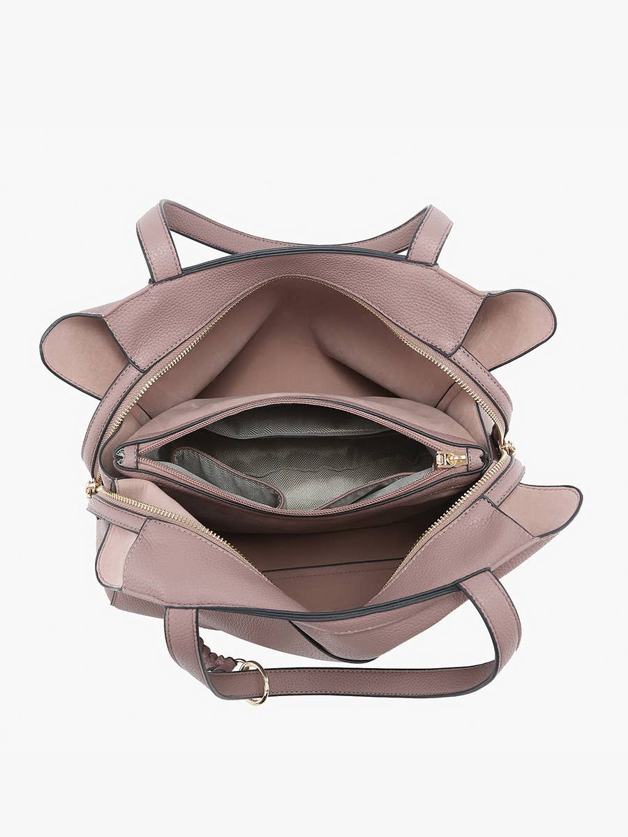 Hunter (Baby Blue) Pocket-Front Tote