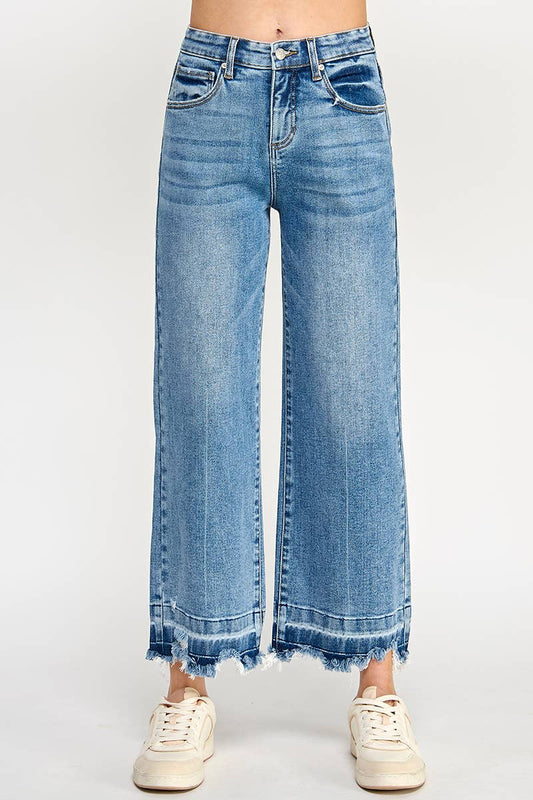 The Morgan Tummy Control Wide Leg Jean