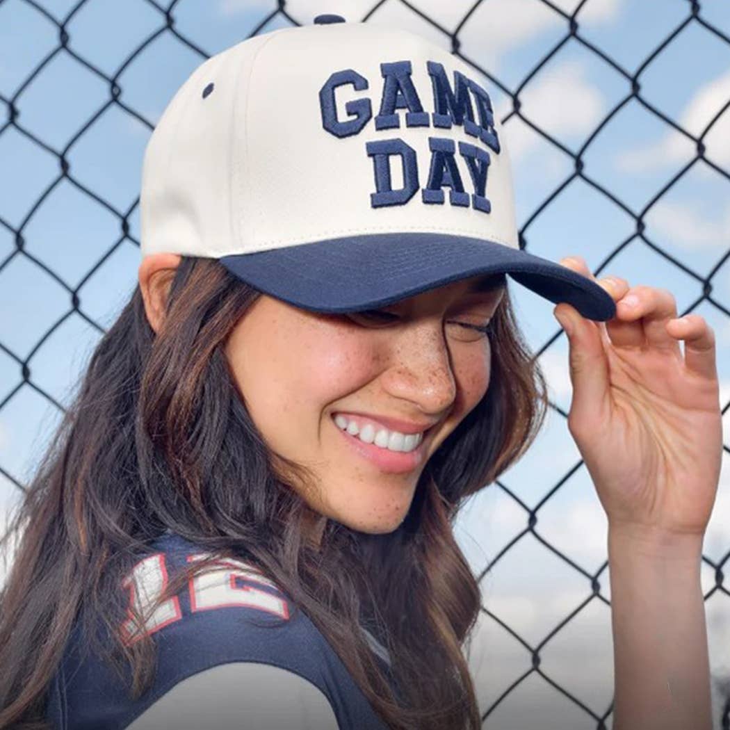 Game Day (Royal) Embroidered Two-Tone Hat