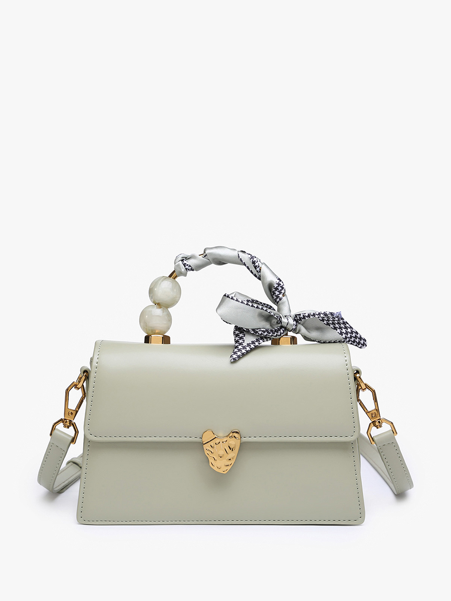 Venice (Lt. Green) Pearl Crossbody/Clutch