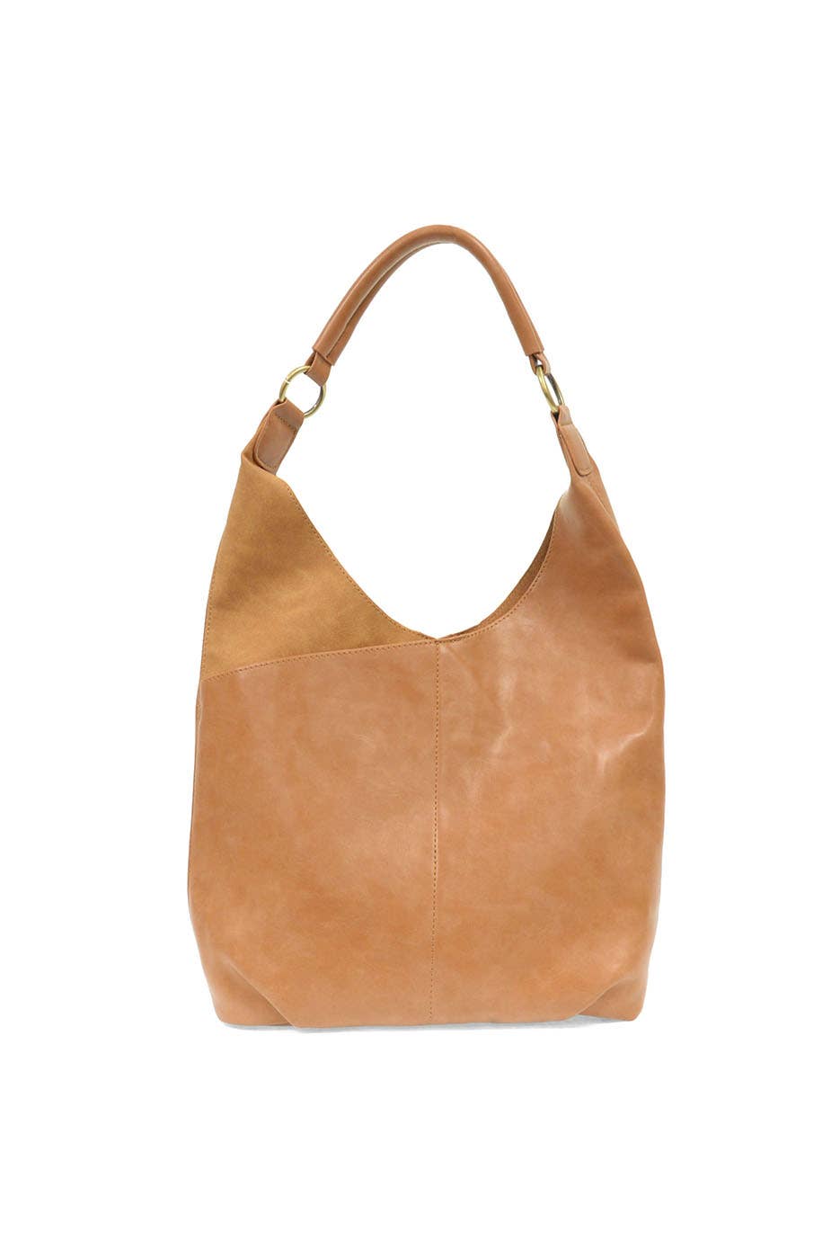 Dani (Tan) Vegan Leather/Suede Hobo