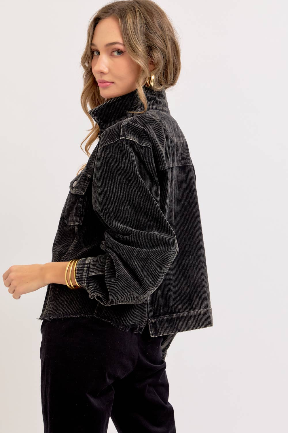 Wild West (Black) Corduroy Jacket