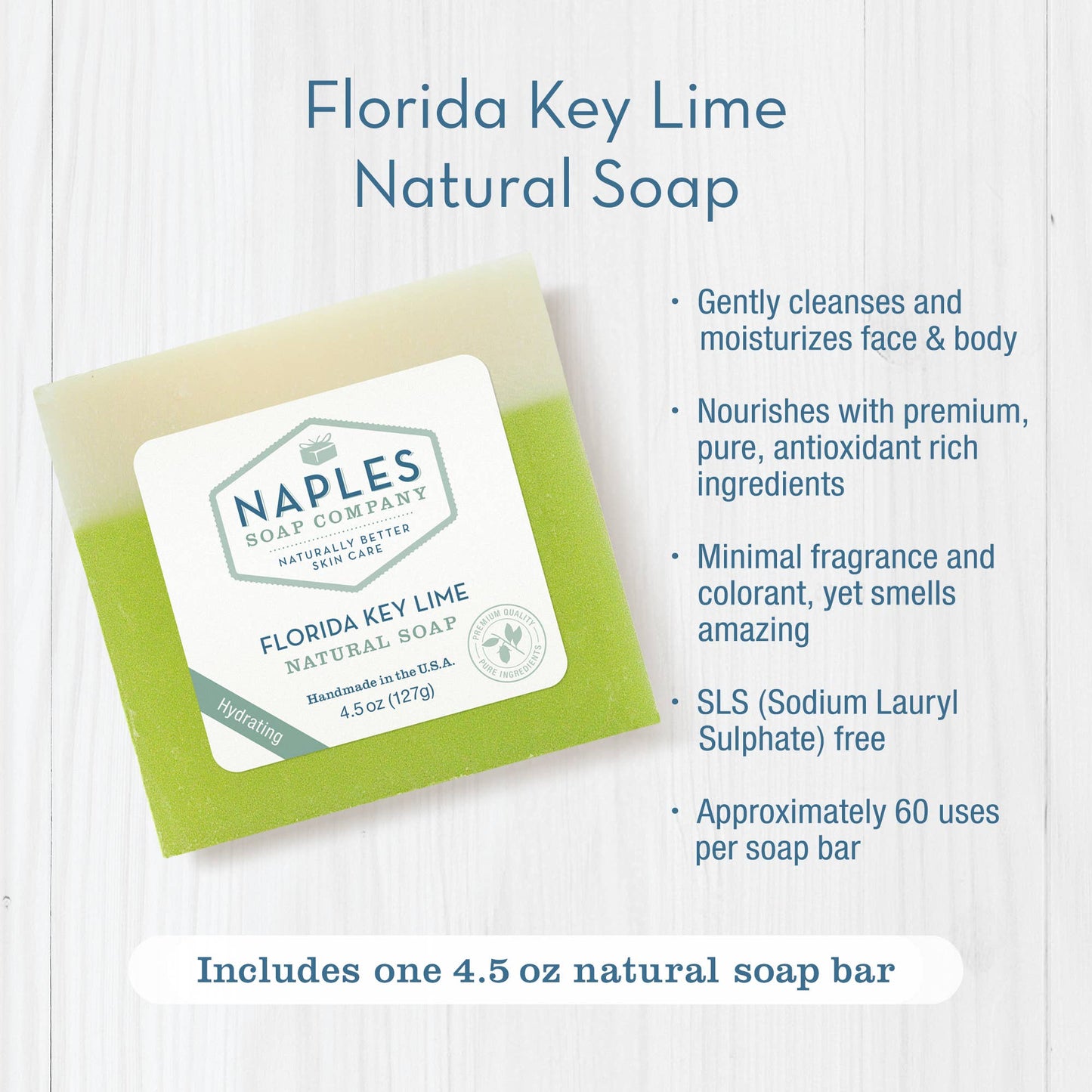 Naples Soap Co.: Florida Key Lime Natural Soap