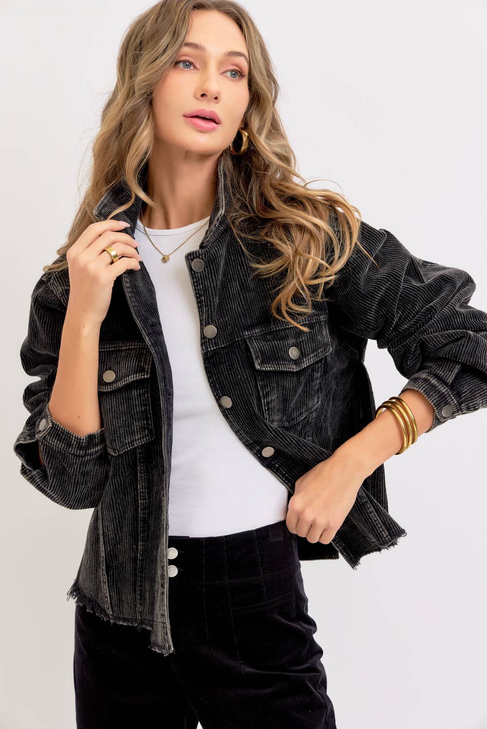 Wild West (Black) Corduroy Jacket