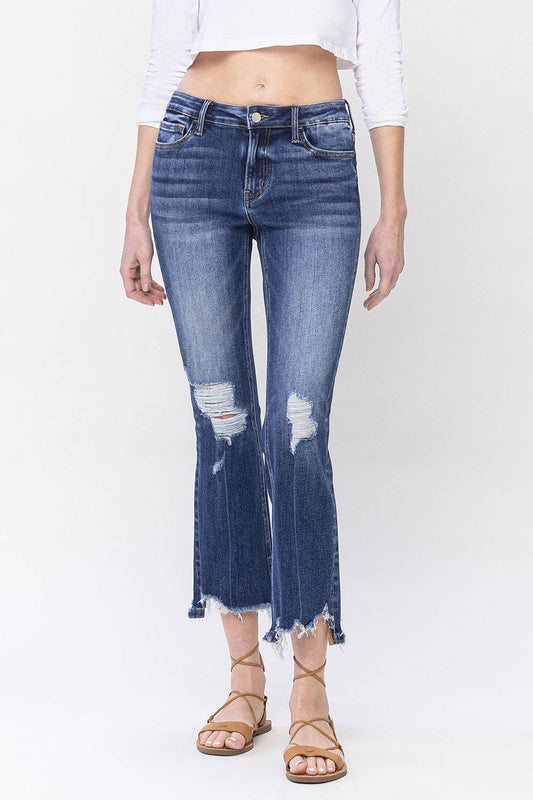 Vervet: Spellbound Crop Flare Jeans