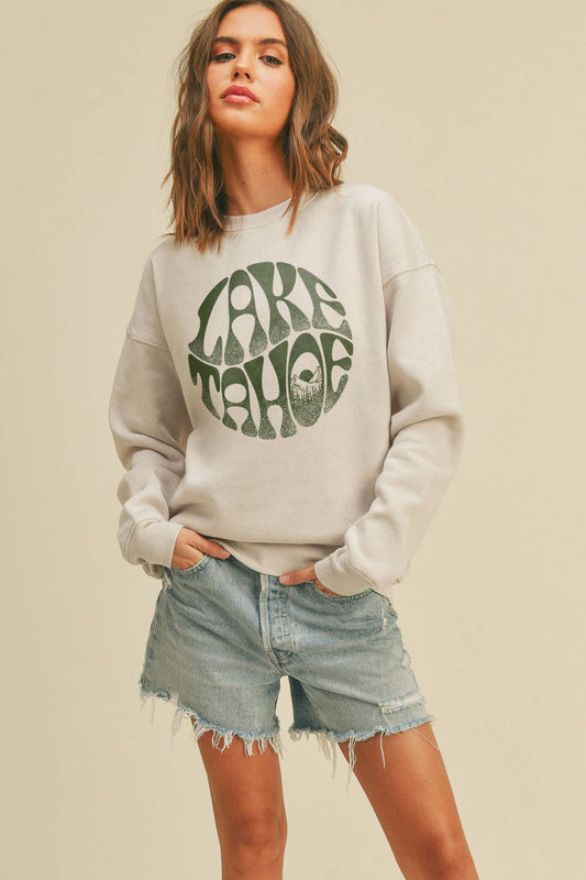 Lake Tahoe (H Dusty) Graphic Sweatshirt