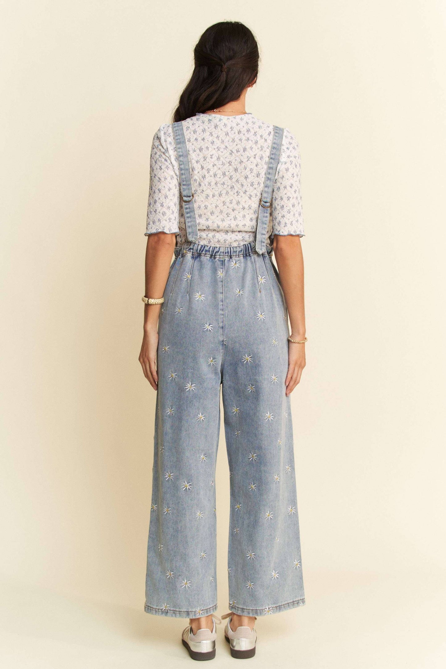 Daisy Dreams Daisy Embroidered Overalls