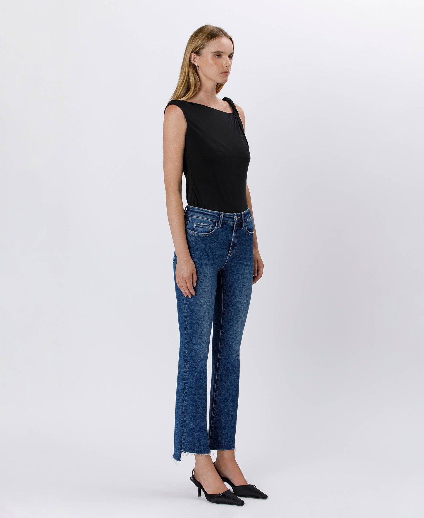 Vervet: Love Craft (Dark) Step Hem Jeans