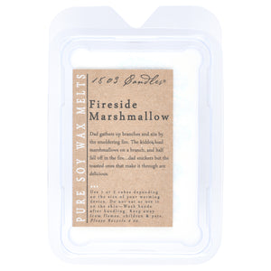 1803 Candles: Fireside Marshmallow Soy Melter