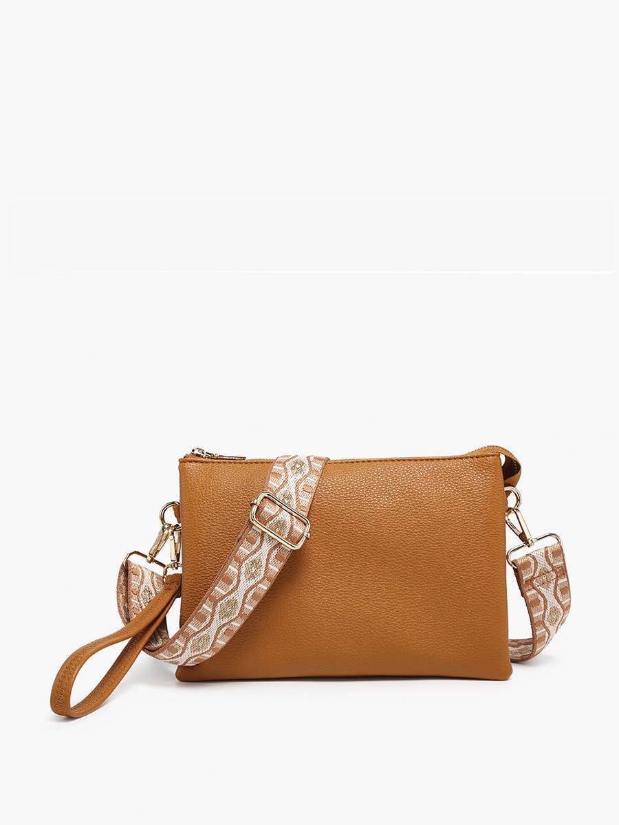 Izzy (Camel) Crossbody w/ Guitar Strap