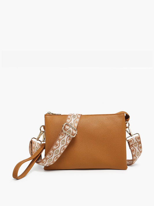 Izzy (Camel) Crossbody w/ Guitar Strap