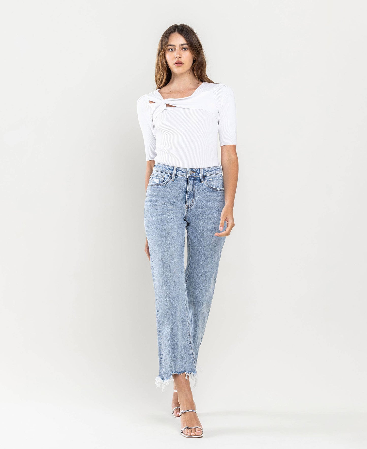 Vervet: 1990's Crop Dad Jeans