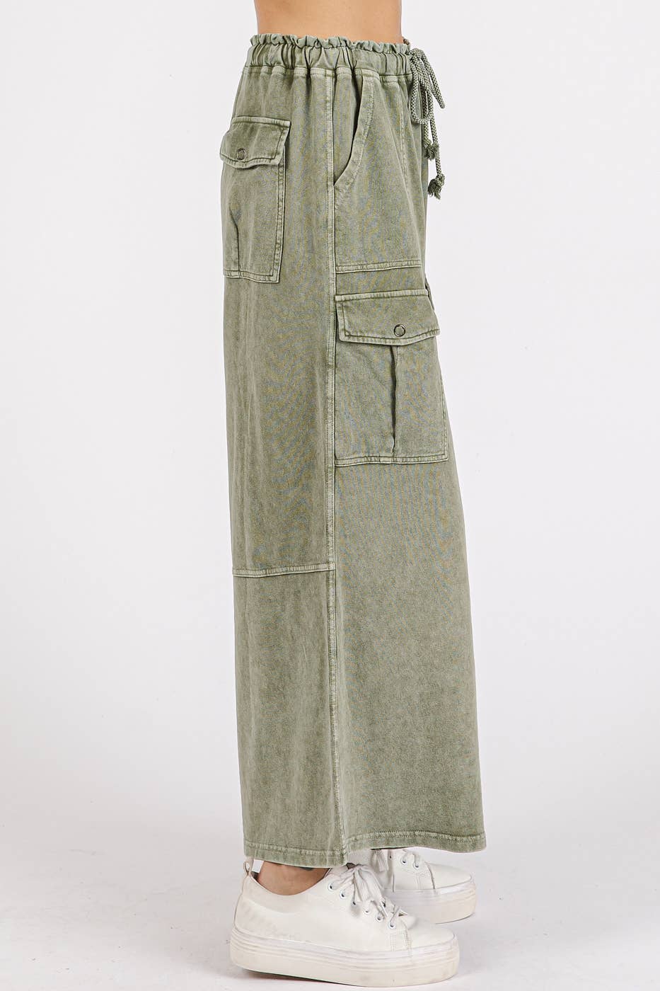 Tall Tales (Olive) Mineral Wash Pants