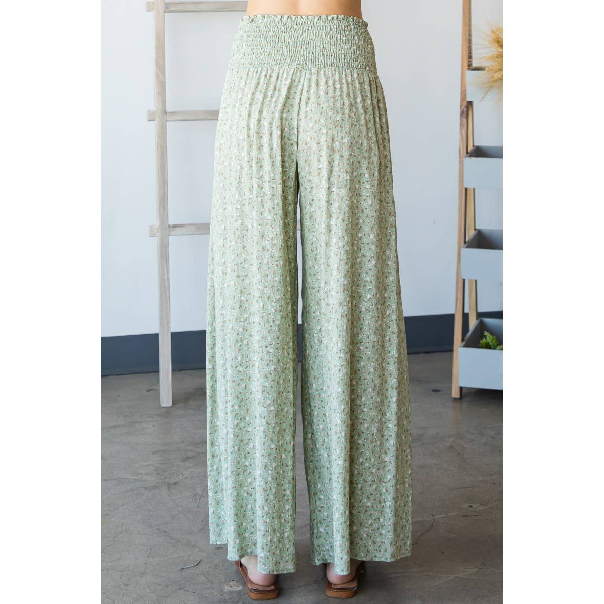 Sunday Funday (Sage) Ditsy Floral Pants