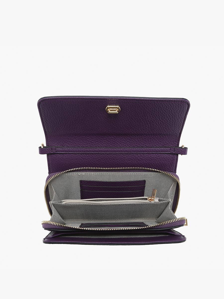 Lauryn (Dark Slate) Crossbody w/ Chain Strap