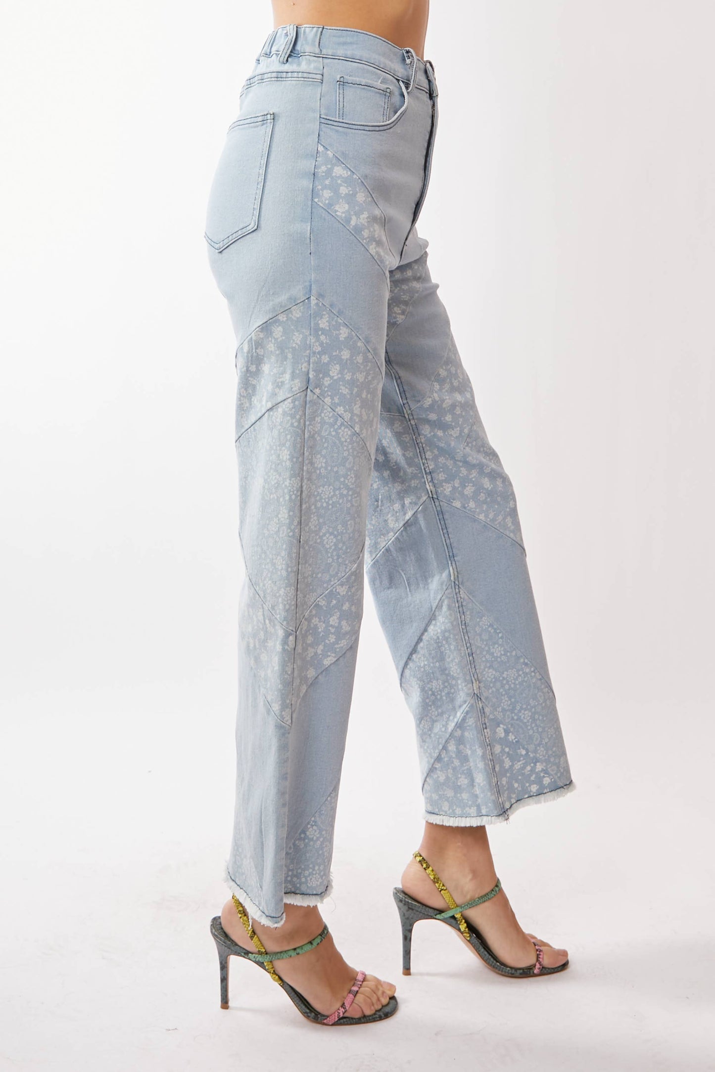 Paisley Perfection Wide Leg Jeans