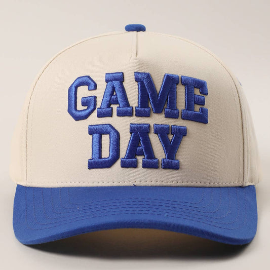 Game Day (Royal) Embroidered Two-Tone Hat