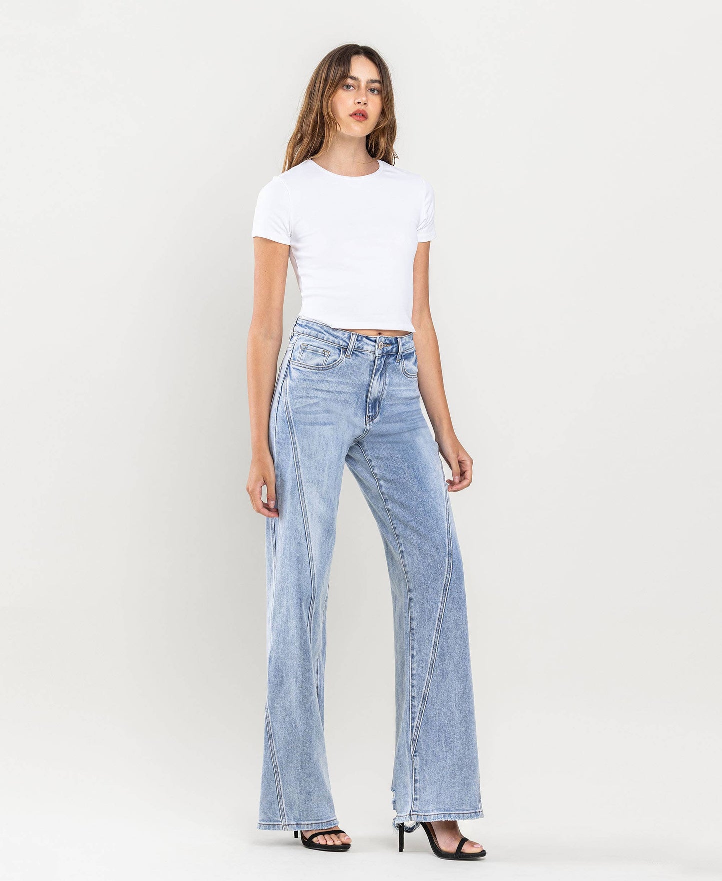 Vervet: So Fresh Wide Leg Jeans