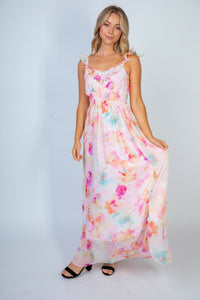 Color Me Up Floral Maxi Dress