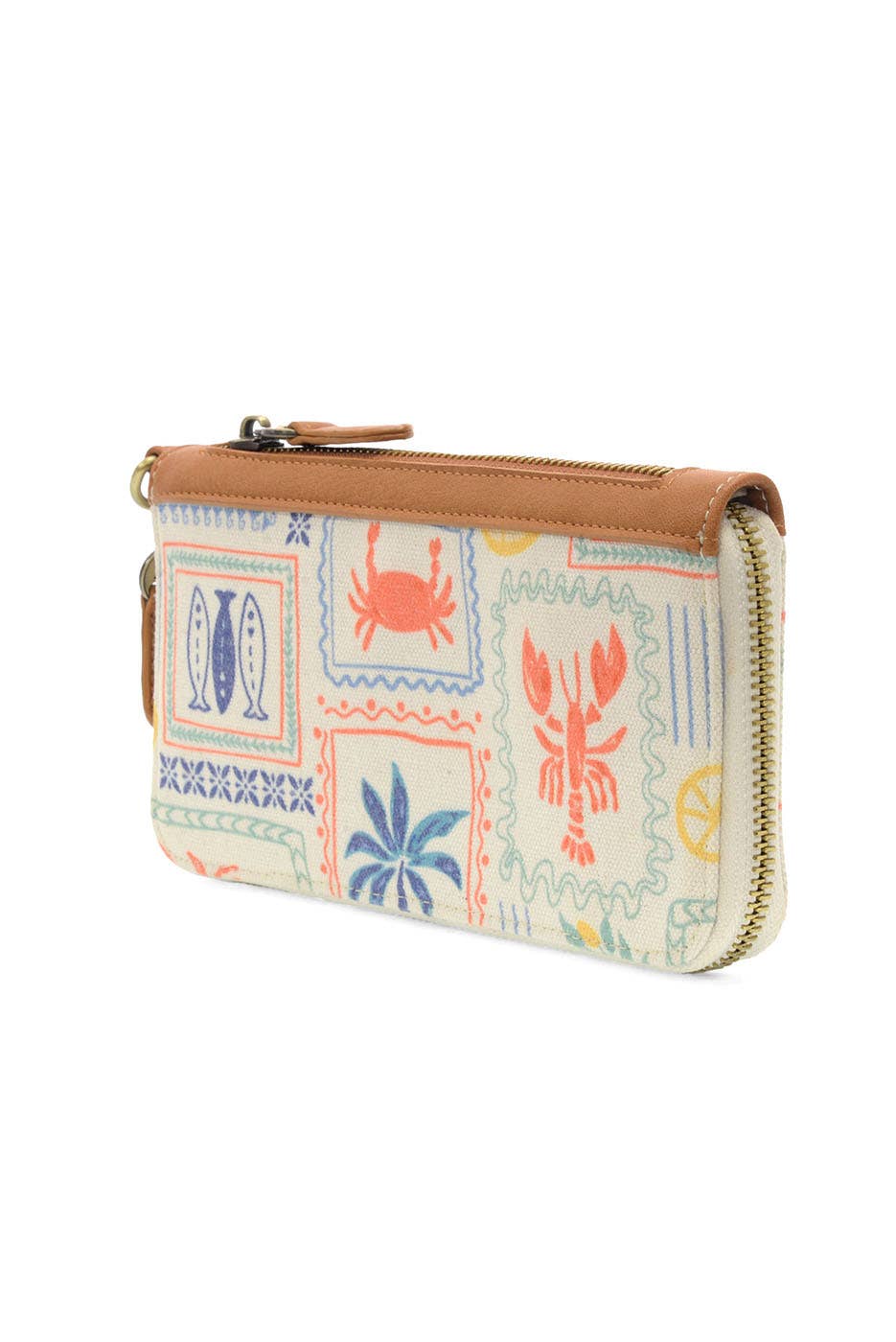 Coastal Charm Canvas Wallet/Wristlet