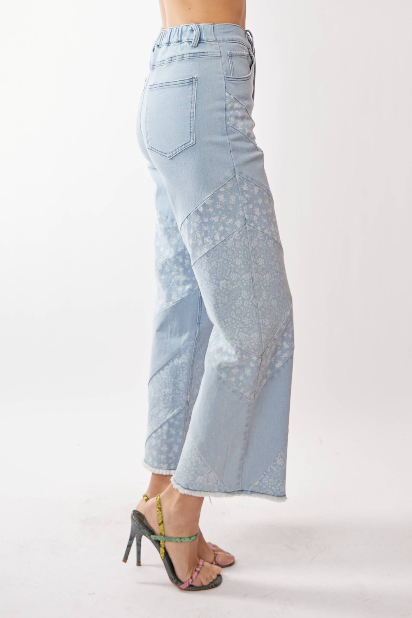 Paisley Perfection Wide Leg Jeans
