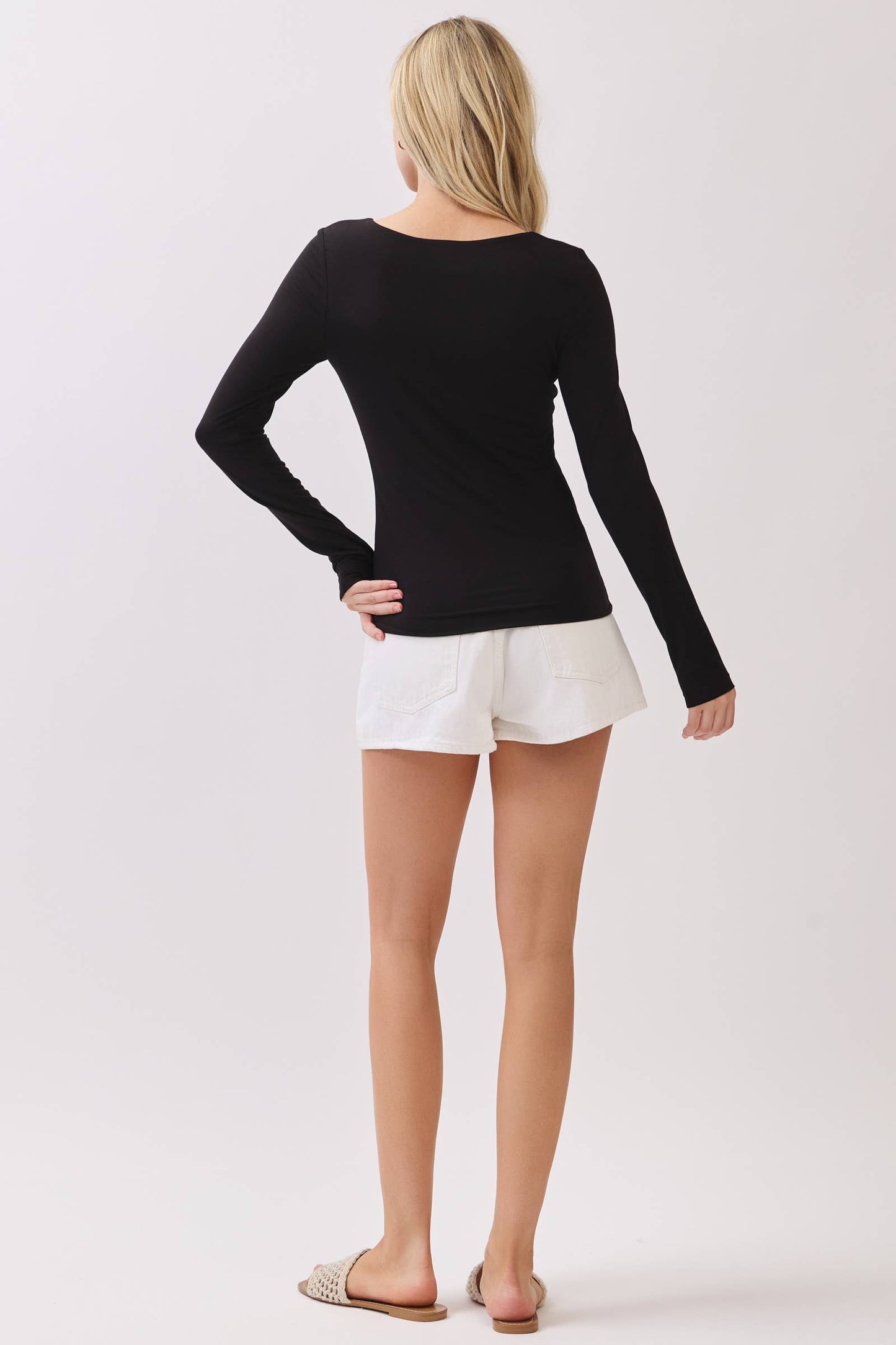 Perfect Layer (Black) Double Layer LS Top