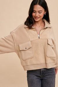 Total Comfort (Natural) Zip Pullover