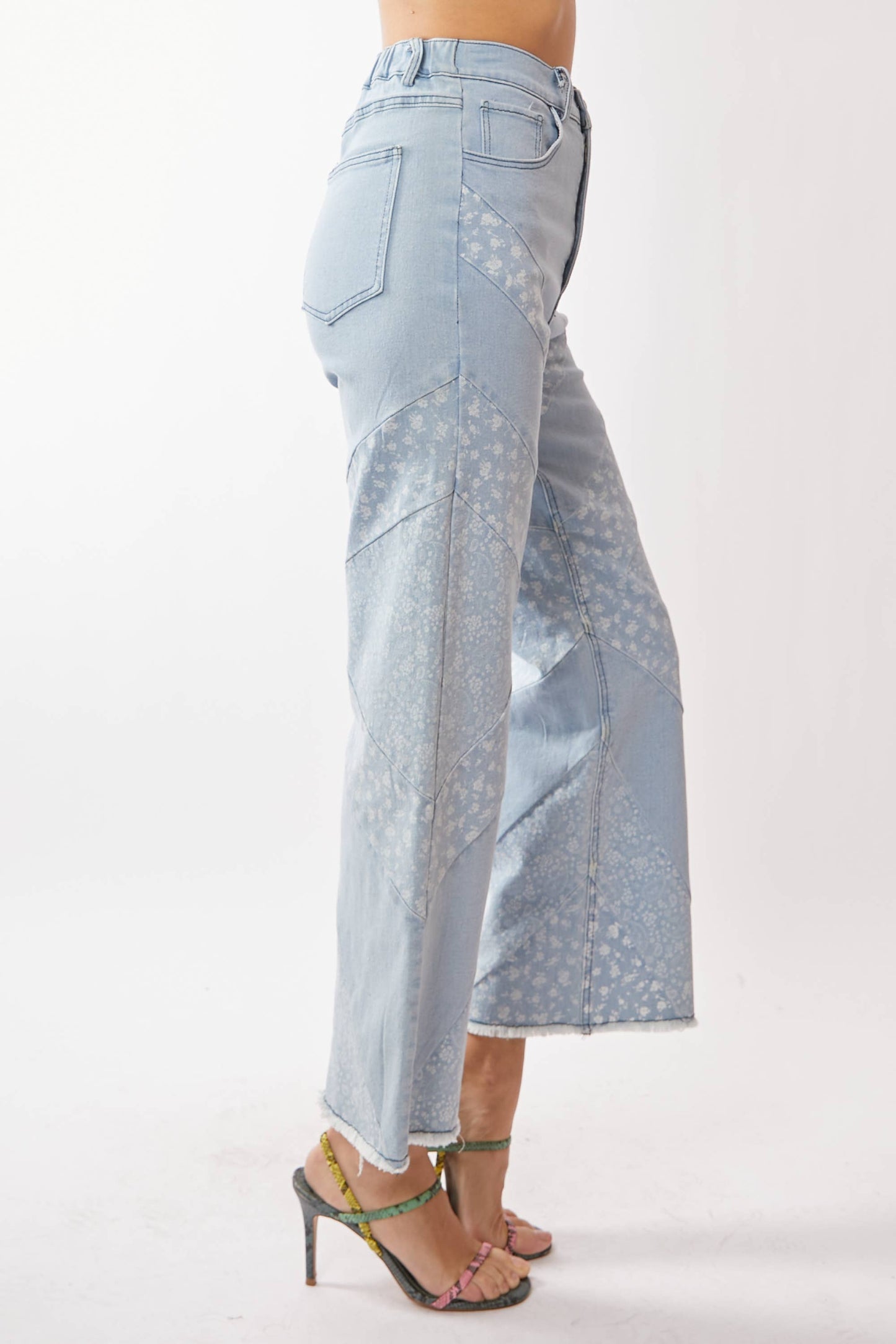 Paisley Perfection Wide Leg Jeans