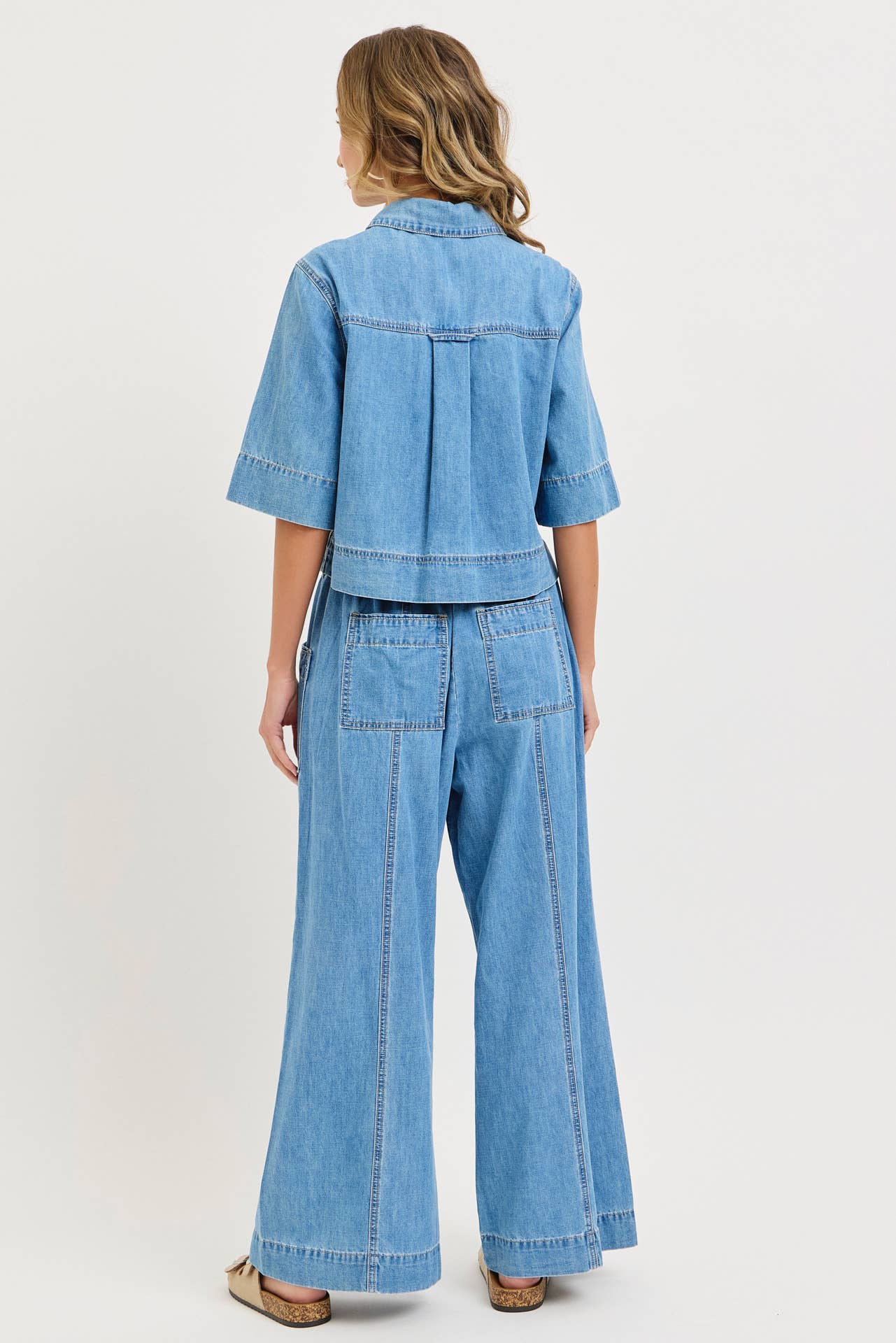 Ready To Roll Short Sleeve Denim Shirt