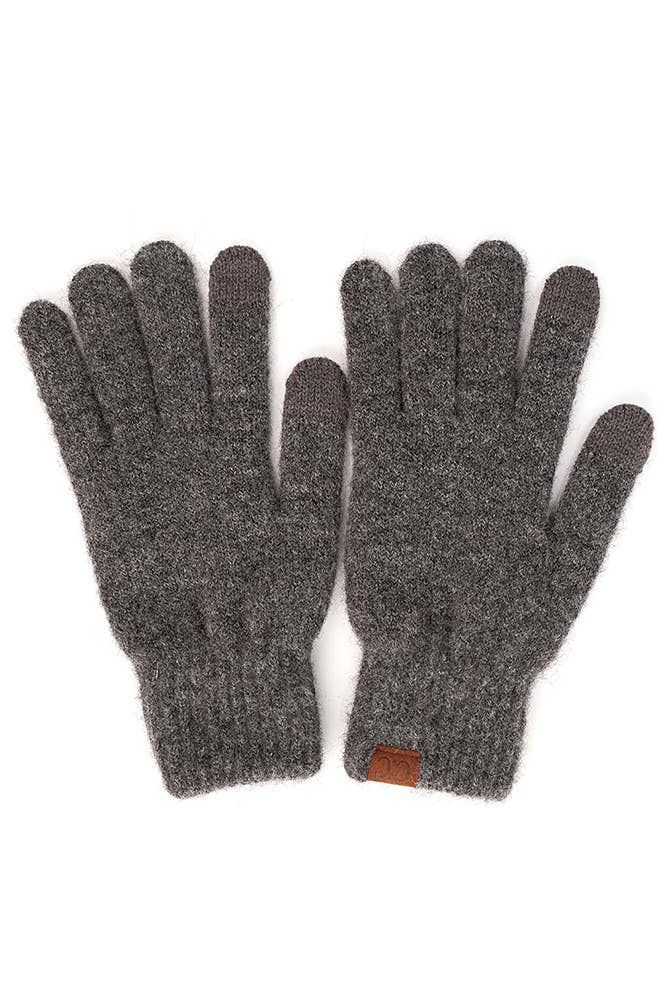 C.C Heather Knit Touch Gloves