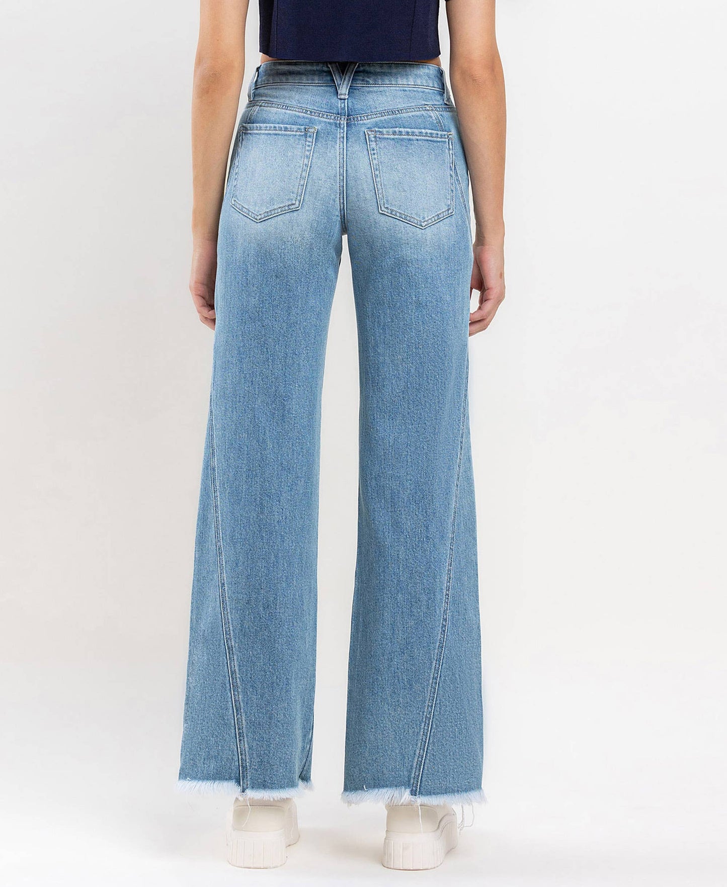 Vervet: Seams Right Wide Leg Jeans