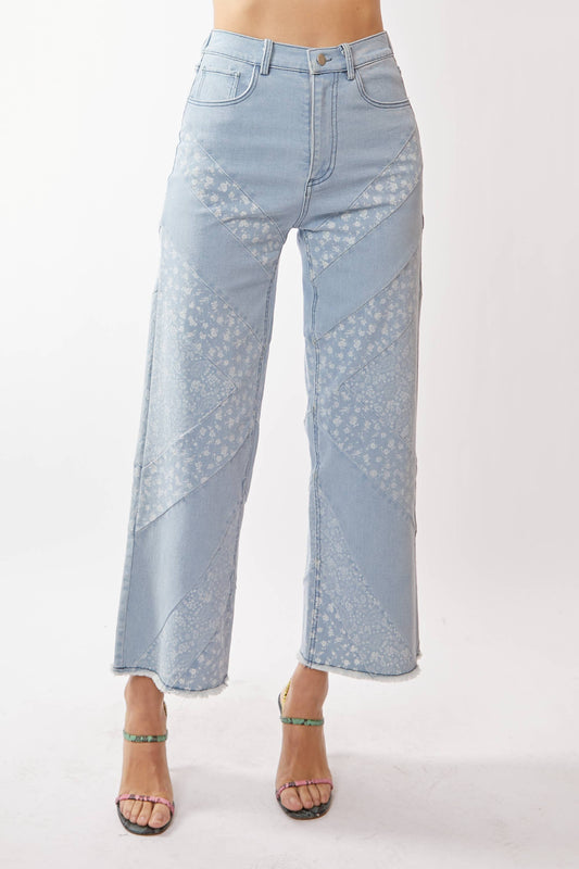 Paisley Perfection Wide Leg Jeans