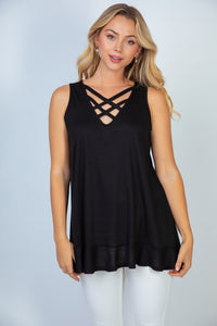 Total Eclipse BLACK Sleeveless Top