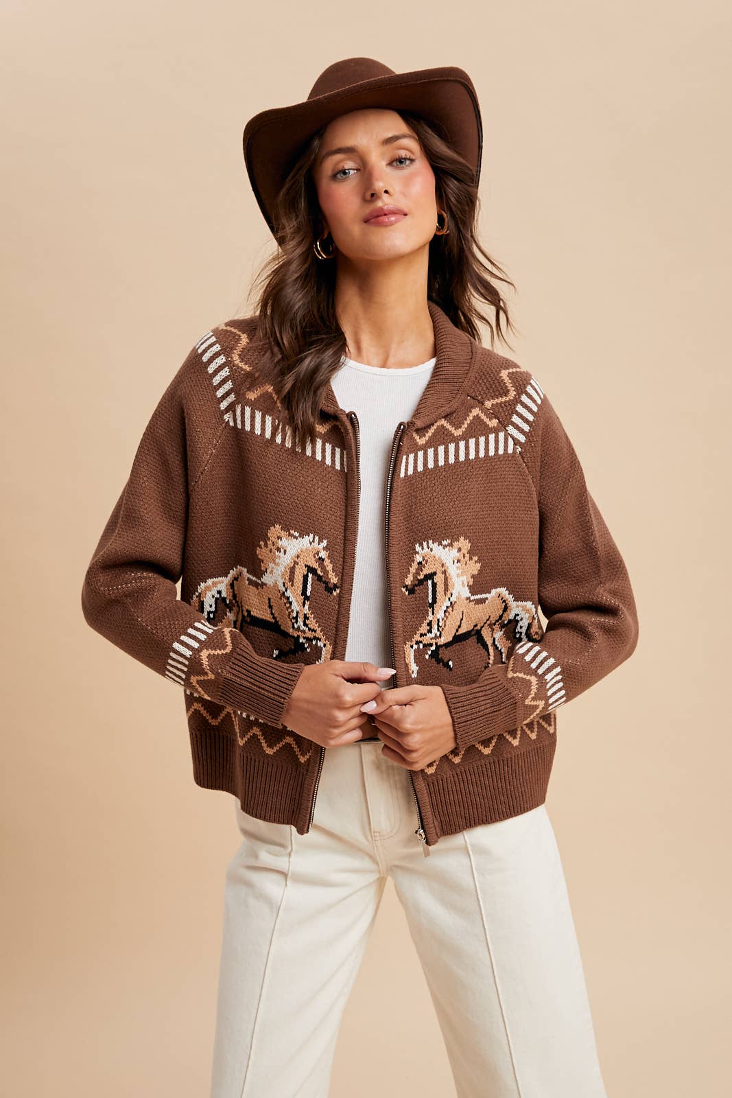 Sunday at the Stables Horse Cardigan