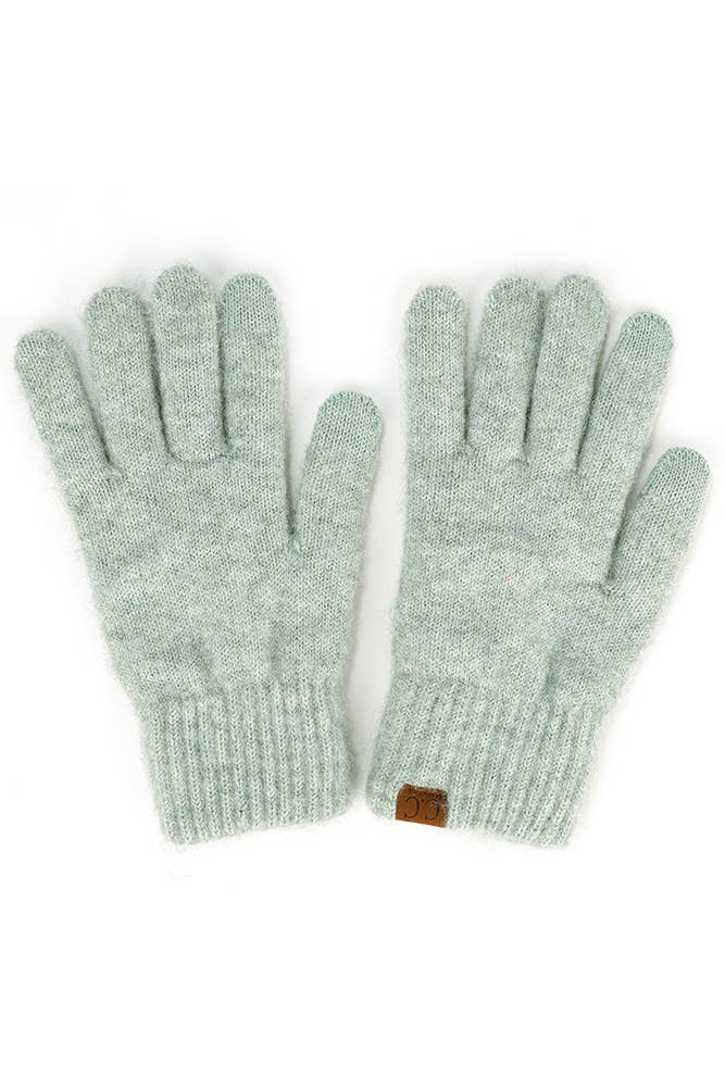 C.C Heather Knit Touch Gloves