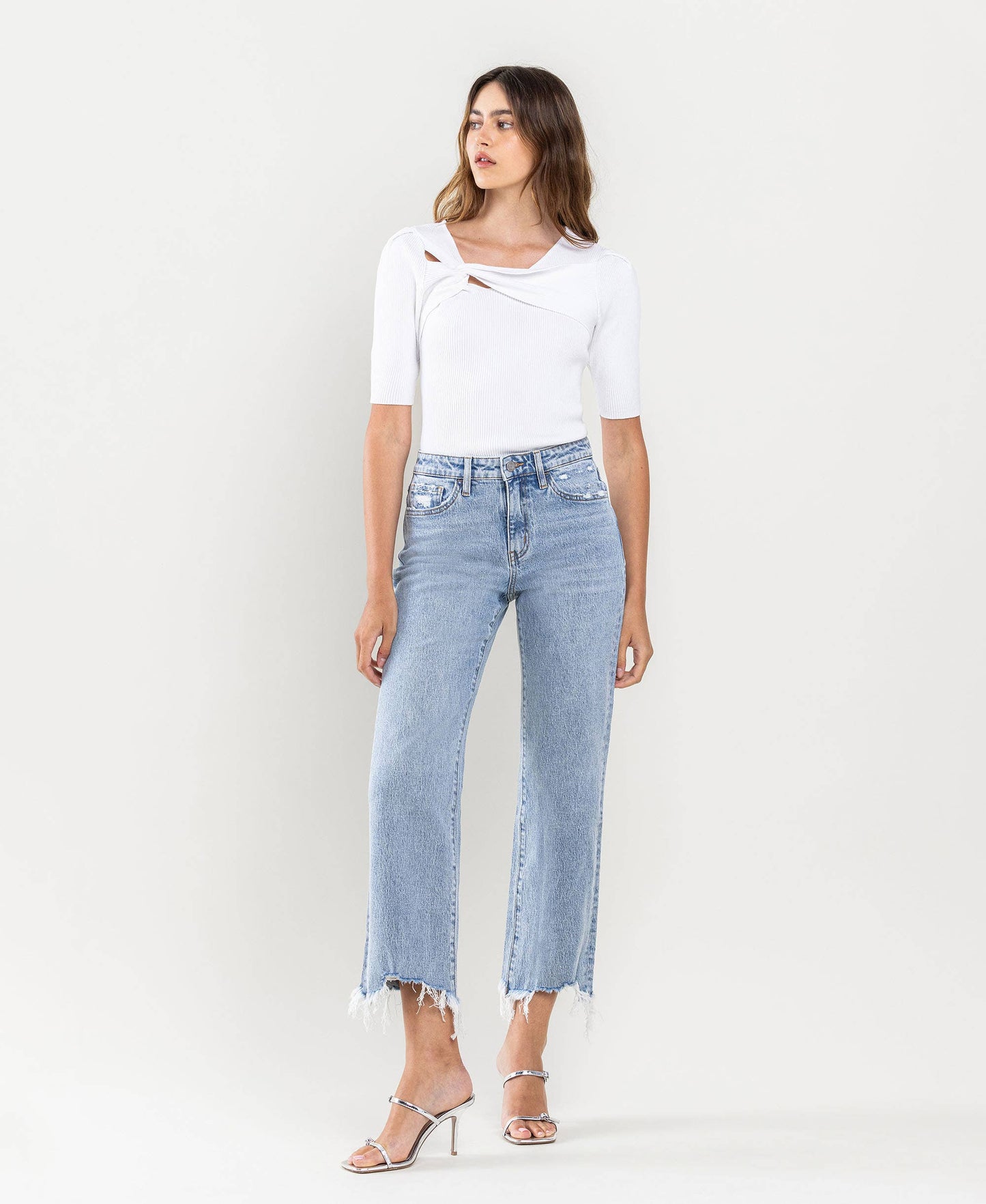 Vervet: 1990's Crop Dad Jeans