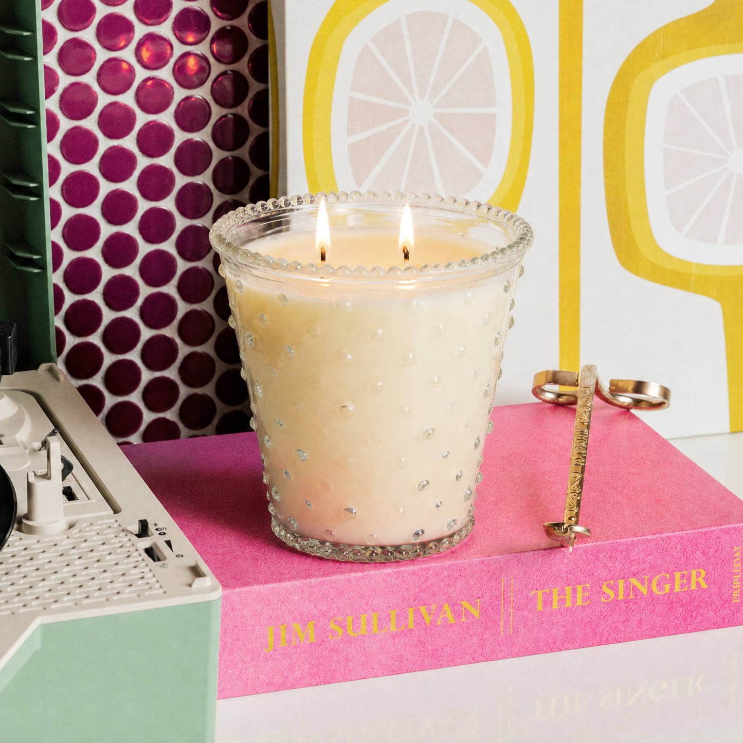Sweet Grace #80 Hobnail Soy Candle