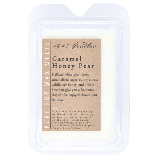 1803 Candles: Caramel Honey Pear Soy Melter