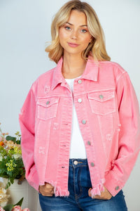 Bold Babe PINK Denim Jacket
