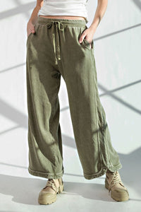 Casual Comfort OLIVE Knit Pants