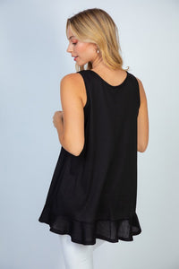 Total Eclipse BLACK Sleeveless Top