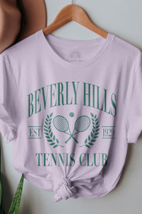 BH Tennis Club (Lavender) Oversized Tee