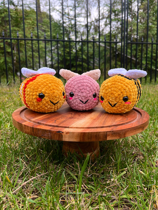 LovelyKnots Hand-Crocheted Bumblebee