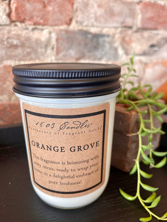 1803 Candles: Orange Grove 14oz. Jar Candle