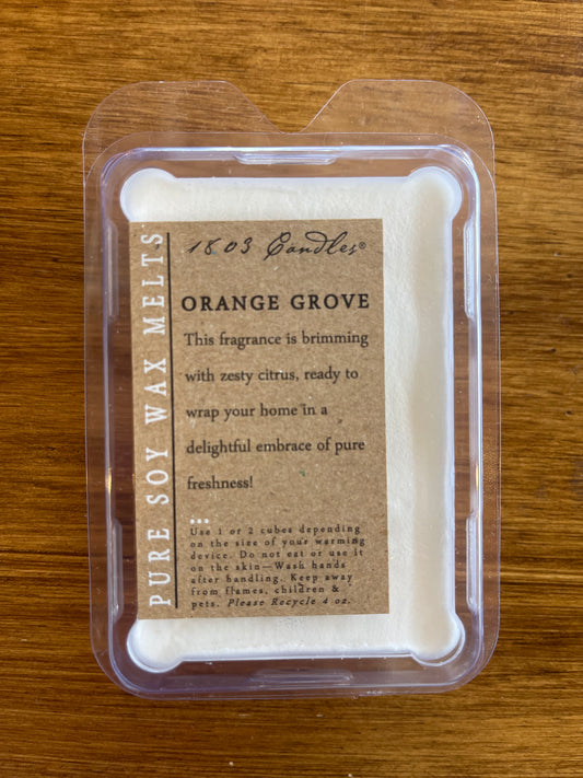 1803 Candles: Orange Grove Soy Melter