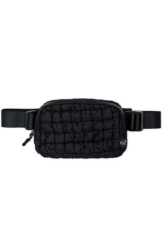 C.C. Quilted Puffer Fanny Pack