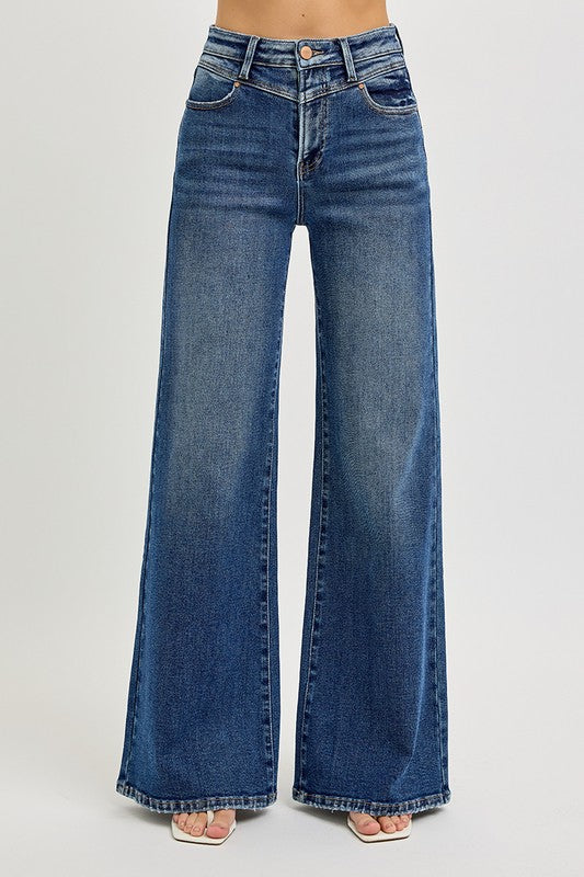 Risen: Western Ways (Dark) Yoke Jeans